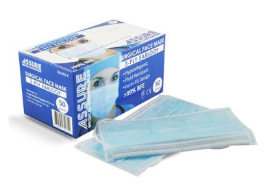 Assure Surgical Face Mask 3-Ply with Ear Loop